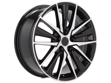 Jantes Look Toyota Camry 17x7 5X100 ET 40 54.1 (Preto Polido)