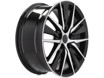 Jantes Look Toyota Camry 17x7 5X100 ET 40 54.1 (Preto Polido)