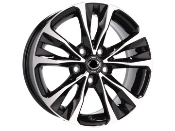 Jantes Look Toyota Corolla XRS 17x7 5X100 ET 40 54.1 (Preto Polido)