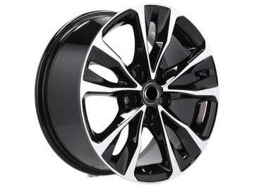 Jantes Look Toyota Corolla XRS 17x7 5X100 ET 40 54.1 (Preto Polido)