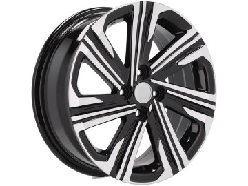 Jantes Look Toyota Yaris 14x5.5 4X100 ET 45 54.1 (Preto Polido)
