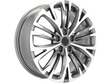 Jantes Look Toyota Yaris Cross 17x7 5X114.3 ET 50 60.1 (Cinza Polido)