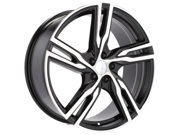 Jantes Look Volvo R Design 18x8 5X108 ET 50 63.3 (Preto Polido)