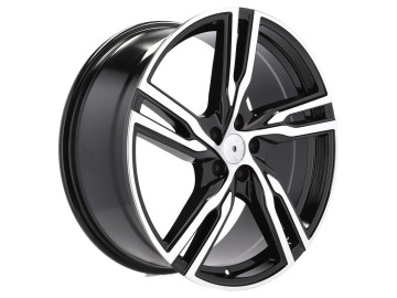 Jantes Look Volvo R Design 18x8 5X108 ET 50 63.4 (Preto Polido)