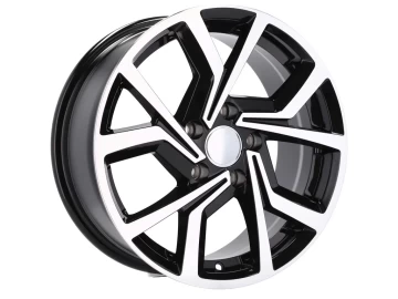 Jantes Look Volkswagen Golf Gti Clubsport 16x6.5 5X100 ET 40 57.1 (Preto Polido)