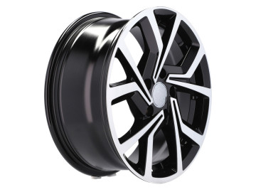 Jantes Look Volkswagen Golf Gti Clubsport 15x6.5 5X100 ET 42 57.1 (Preto Polido) 