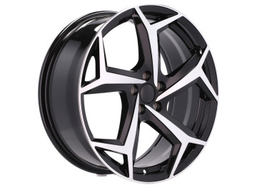 Jantes Look Volkswagen Polo 16x6.5 5X100 ET 40 57.1 (Preto Polido)