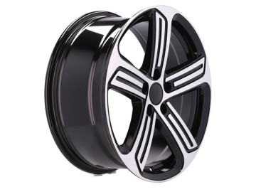 Jantes Look Volkswagen Cadiz 16x7 5X112 ET 45 57.1 (Preto Polido) 