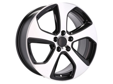 Jantes Look Golf Mk7 Gti Austin 16x7 5X112 ET 45 57.1 (Preto Polido)