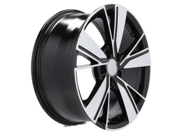 Jantes Look Volkswagen Golf VIII 8 GTE  17x7.5 5X112 ET 45 57.1 (Preto Polido)