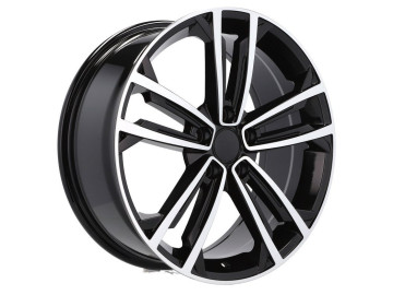 Jantes Look Volkswagen Golf 7 18x7.5 5X112 ET 45 57.1 (Preto Polido)