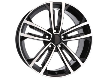 Jantes Look Volkswagen Golf 7 18x7.5 5X112 ET 45 57.1 (Preto Polido)