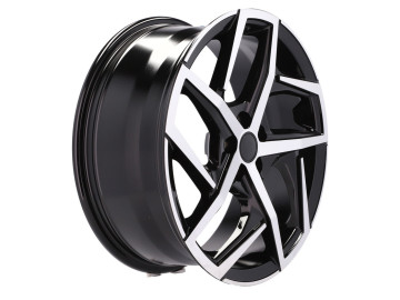 Jantes Look Volkswagen Golf 8 VIII 18x7.5 5X112 ET 51 57.1 (Preto Polido) 