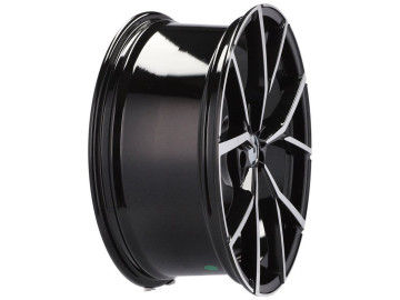 Jantes Look Volkswagen Golf R 18x8 5X112 ET 41 57.1 (Preto Polido) 