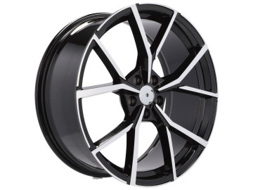 Jantes Look Volkswagen Golf R 18x8 5X112 ET 41 57.1 (Preto Polido) 