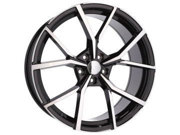 Jantes Look Volkswagen Golf R 18x8 5X112 ET 41 57.1 (Preto Polido) 