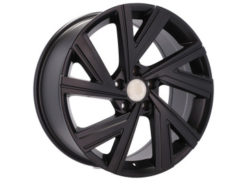 Jantes Look Volkswagen Bergamo 18x8 5X112 ET 45 57.1 (Preto Metade Matte)