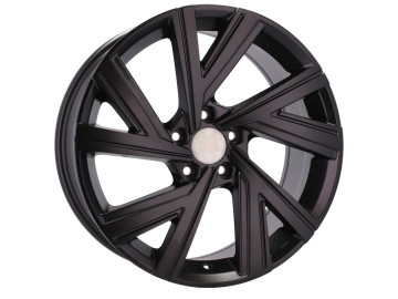 Jantes Look Volkswagen Bergamo 18x8 5X112 ET 45 57.1 (Preto Metade Matte)