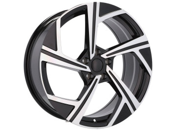 Jantes Look Volkswagen Passat 19x8 5X112 ET 45 57.1 (Preto + Polido) 