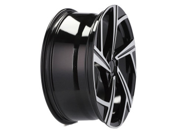 Jantes Look Volkswagen Passat 19x8 5X112 ET 45 57.1 (Preto + Polido) 