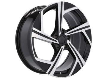 Jantes Look Volkswagen Passat 19x8 5X112 ET 45 57.1 (Preto + Polido) 