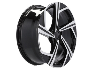 Jantes Look Volkswagen Passat 19x8 5X112 ET 45 57.1 (Preto + Polido) 