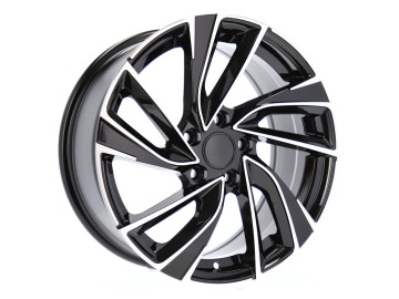 Jantes Look Volkswagen Golf 7 Gti 20x8.5 5X112 ET 41 57.1 (Preto Polido) 