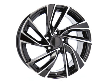 Jantes Look Volkswagen Golf 7 Gti 20x8.5 5X112 ET 41 57.1 (Preto Polido) 