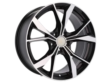 Jantes Look Volkswagen Tiguan Misano 18x8  5X112  ET  41  57.1 Preto Polido