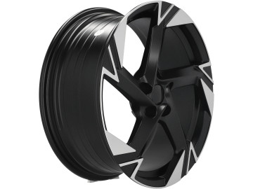 Jantes Look Volkswagen Arteon 18x7.5 5X112 ET 45 57.1 (Preto Polido Metade Matte)