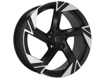 Jantes Look Volkswagen Arteon 18x7.5 5X112 ET 45 57.1 (Preto Polido Metade Matte)