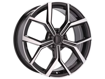 Jantes Look Volkswagen Bora 16x6.5 5X100 ET 45 57.1 (Preto Polido)