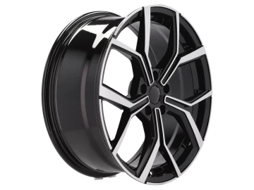 Jantes Look Volkswagen Bora 17x7.5 5X100 ET 45 57.1 (Preto Polido)