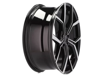 Jantes Look Volkswagen Bora 17x7.5 5X100 ET 45 57.1 (Preto Polido)