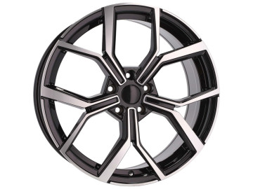 Jantes Look Volkswagen Bora 18x7.5 5X100 ET 45 57.1 (Preto Polido)