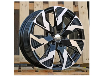 Jantes Look Volkswagen California Caravelle 17x7 5X120 ET 55 65.1 (Preto Polido)