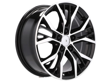 Jantes Look Volkswagen GTi Santiago 16x7 5X112 ET 45 57.1 (Preto Polido)