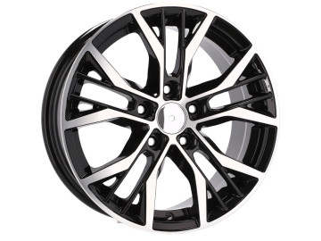 Jantes Look Volkswagen GTi Santiago 16x7 5X112 ET 45 57.1 (Preto Polido)