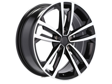 Jantes Look Volkswagen Golf 7  17x7.5 5X112 ET 45 57.1  (Preto Polido)