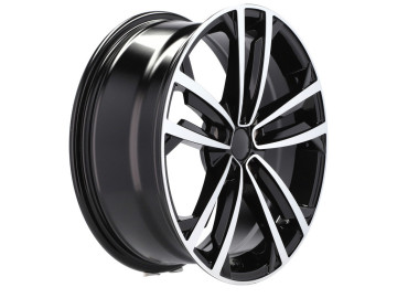 Jantes Look Volkswagen Golf 7  17x7.5 5X112 ET 45 57.1  (Preto Polido)