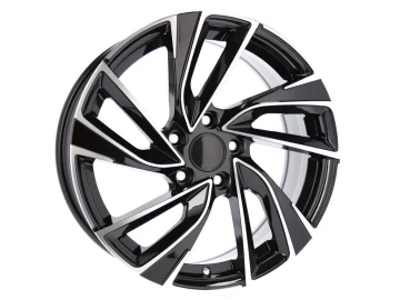 Jantes Look Volkswagen Golf 7 Gti 19x8 5X112 ET 45 57.1 (Preto Polido)