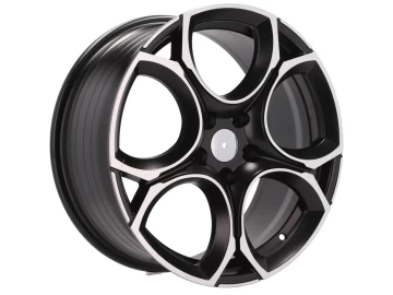 Jantes Look Volkswagen Golf Alltrack 19x8 5X112 ET 45 57.1 (Preto Polido)