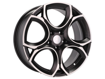 Jantes Look Volkswagen Golf Alltrack 19x8 5X112 ET 45 57.1 (Preto Polido)