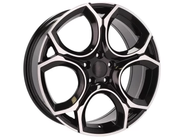 Jantes Look Volkswagen Golf GTI MK 8.5 18x7.5 5X112 ET 51 57.1 (Preto Polido)