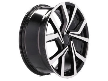 Jantes Look Volkswagen Golf Gti Clubsport 16x7  5X112  ET  45  57.1 (Preto Polido)