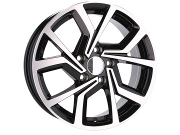 Jantes Look Volkswagen Golf Gti Clubsport 16x7 5X112 ET 45 57.1  (Preto Polido)