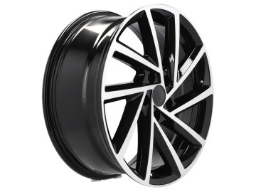 Jantes Look Volkswagen Golf R 16x6.5 5X112 ET 45 57.1 (Preto Polido)