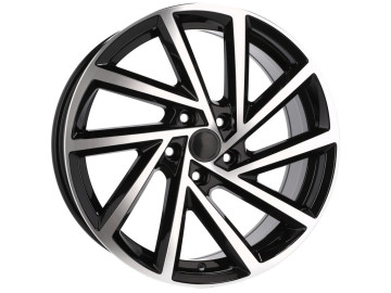 Jantes Look Volkswagen Golf R 16x6.5 5X112 ET 45 57.1 (Preto Polido)