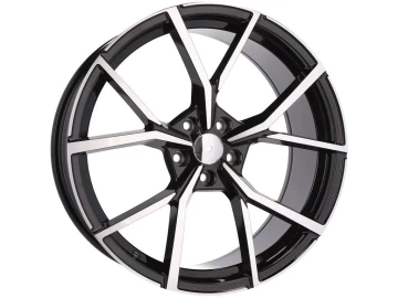Jantes Look Volkswagen Golf R 17x7.5 5X112 ET 45 57.1 (Preto Polido)