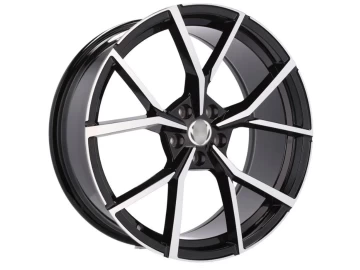 Jantes Look Volkswagen Golf R 17x7.5 5X112 ET 45 57.1 (Preto Polido)